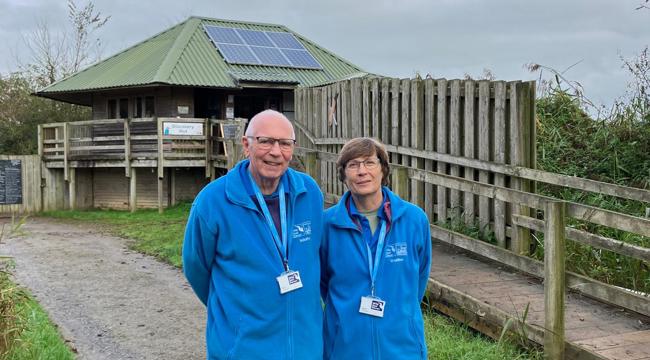 Lesley and Pete Clarke have been recognized for their outstanding contribution to Seaton Wetlands.